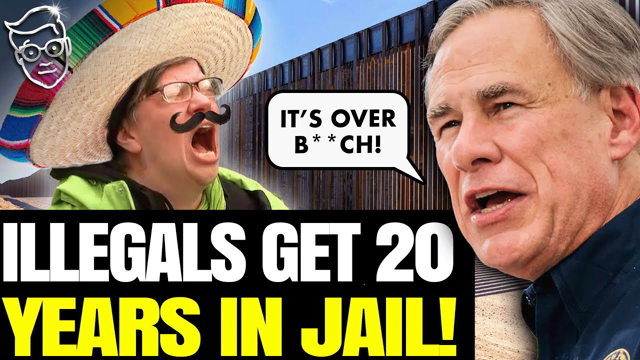 Texas Gov. Signs Law For MASS DEPORTATIONS Of Illegals, 20 YEARS in JAIL For Crossing Texas Border🚨