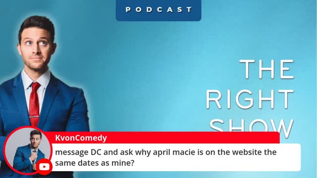 "The Right Show LIVE" - BLM $2 Game Show (starts at 6:30pm California Time!)
