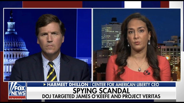 Tucker Carlson: DOJ Targeted James O’Keefe and Project Veritas #SpyingScandal
