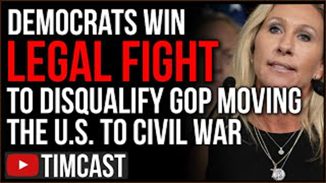 Democrats Win Legal Right To DISQUALIFY Republicans For Insurrection Pushing US Closer To Civil War
