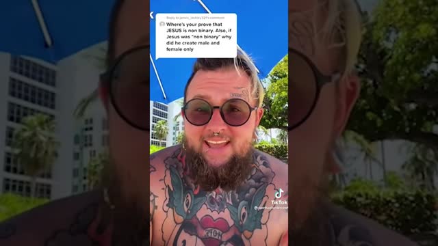 TikTok Libs say “Jesus was non-binary”?! #shorts