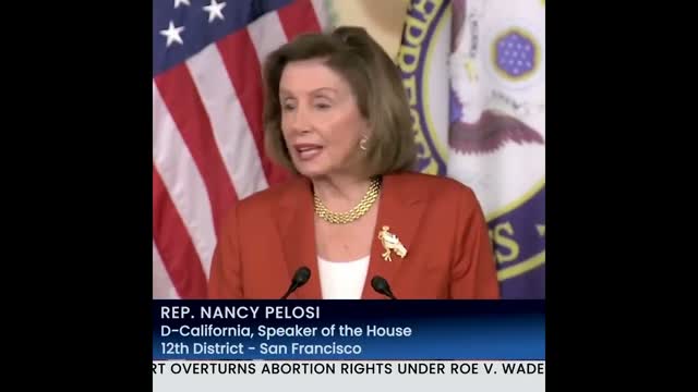 Pelosi WHINES About The Supreme Court's Decision In Cringeworthy Rant