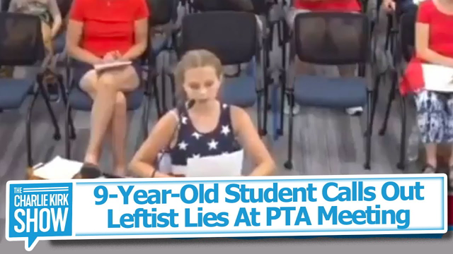 9-Year-Old Student Calls Out Leftist Lies At PTA Meeting