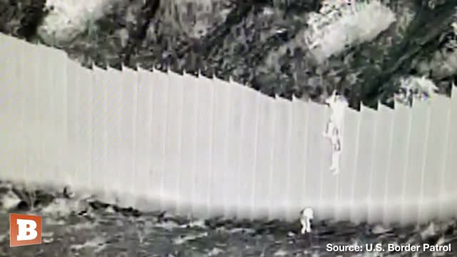 Exclusive Leaked Video: Human Smugglers Drop Small Children from Border Wall in New Mexico