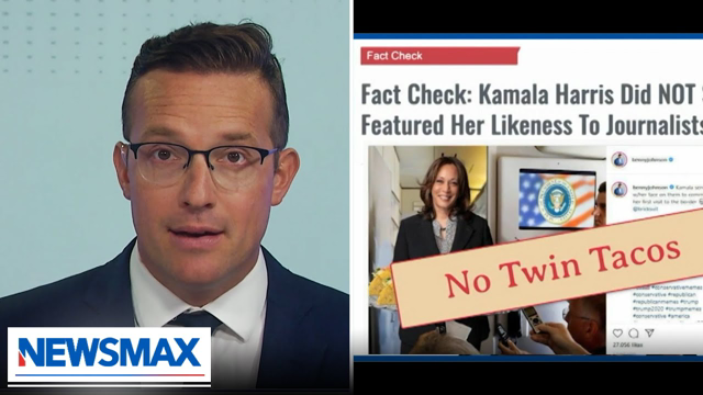 "Fact-checkers" flagged Benny's Kamala meme | The Benny Report on Newsmax
