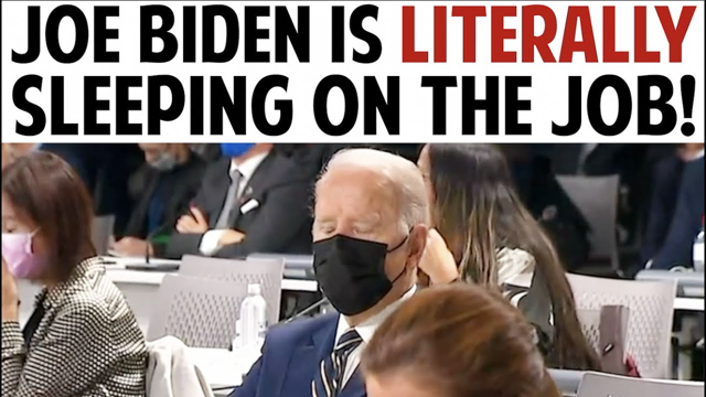 JOE BIDEN IS LITERALLY SLEEPING ON THE JOB!