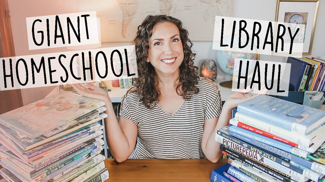 GIANT HOMESCHOOL LIBRARY HAUL | Homeschool Book Haul