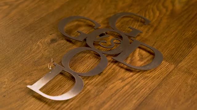 God is Good Wall Art Home Decor Piece by Redline Steel