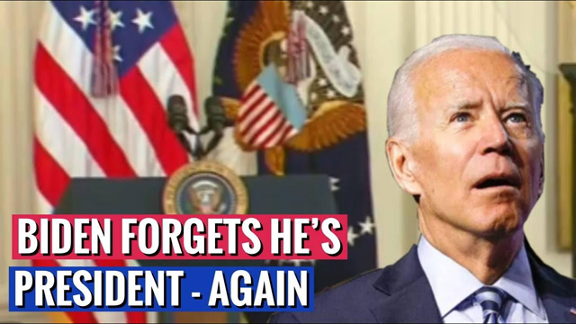 As ‘Hail To The Chief’ Plays, Biden Forgets He Is President - Room Gasps