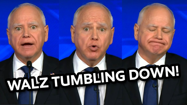 Tim Walz is Tumbling Down! - The Debate Meltdown EXPLAINED