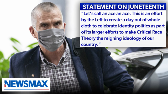 The only Congress member to release a statement opposing Juneteenth: Rep. Matt Rosendale to Newsmax
