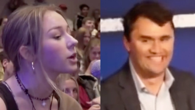 Charlie Kirk Owns SASSY Leftist in FIERY Exchange