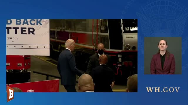 Joe Biden Forgets Mask, Coughs into His Hand, then Shakes Hands with Democrats