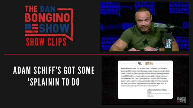 Adam Schiff's Got Some 'Splainin To Do - Dan Bongino Show Clips