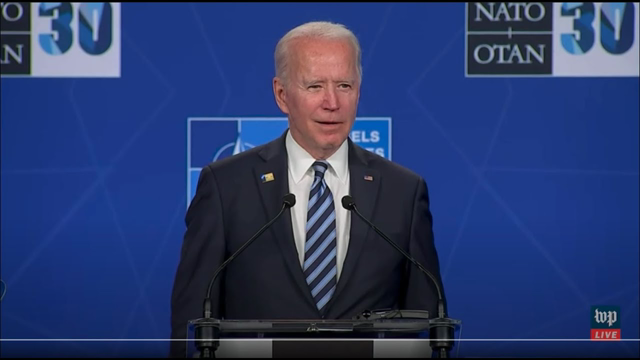 Joe Biden Short Circuits When Asked About Putin at NATO Press Conference