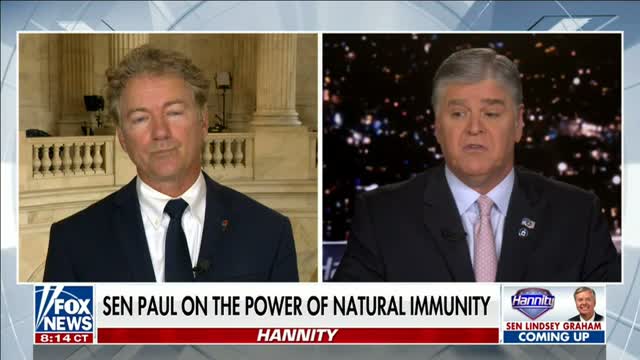 Dr.  Paul Joins Hannity to Call for DOJ Investigation into Dr. Fauci - July 20, 2021