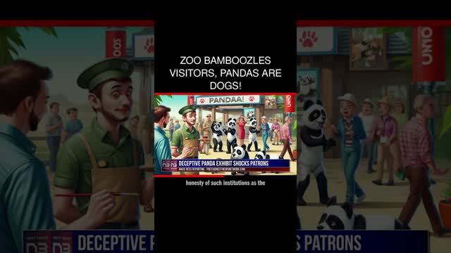 Zoo Bamboozles Visitors, Pandas are Dogs!