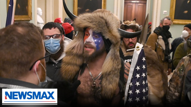 Judge again denies 'Q-Anon Shaman's release | Newsmax's Cortes & Pellegrino