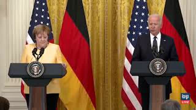 Biden Stumbles Through Introducing Germany’s Merkel: “Second Largest…Longest Serving Chancellor”
