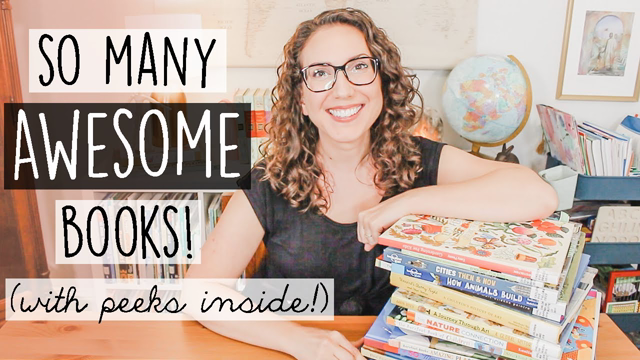 HOMESCHOOL BOOK HAUL | Library Book Haul (with flip throughs!)