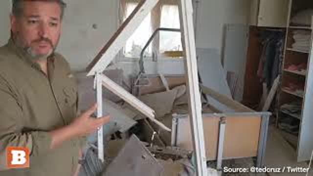 Ted Cruz Shows Aftermath of Hamas Rocket that Killed Elderly Woman's Caretaker, Destroyed Home