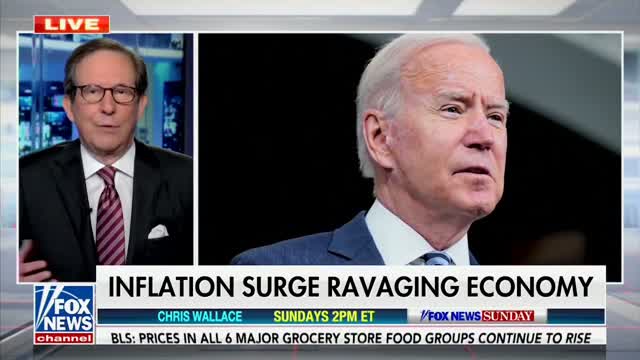 Fox News’ Chris Wallace: Biden Was Warned About Inflation “Tax”, “A Big Political Problem For Biden”