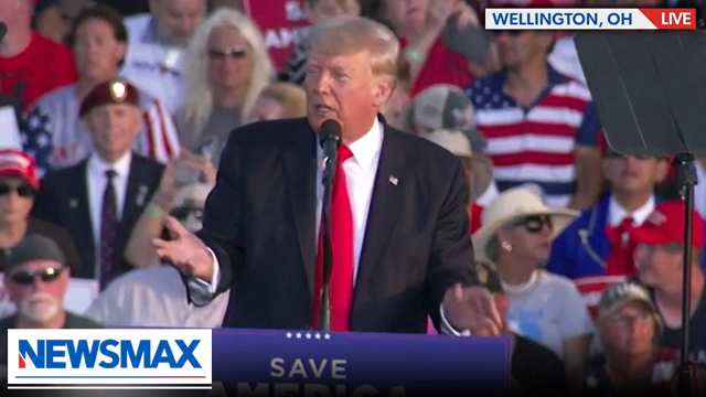 Trump shreds 'RINOs' in House and Senate, introduces Ohio Congressional candidate Max Miller