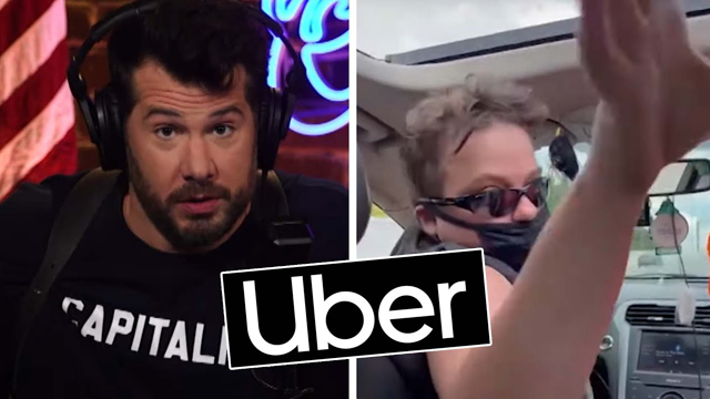 DERANGED Uber Driver FREAKOUT! | Louder With Crowder