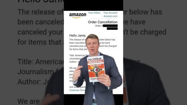 Amazon is CANCELING pre-orders of American Muckraker - We are working hard to resolve this issue