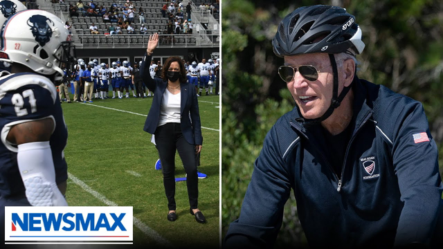 Biden & Harris have fun weekend while disasters ensue | Eric Bolling The Balance