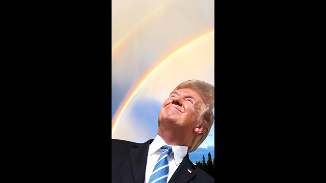 Trump gives EPIC Speech in BIBLICAL Downpour - CHILLS