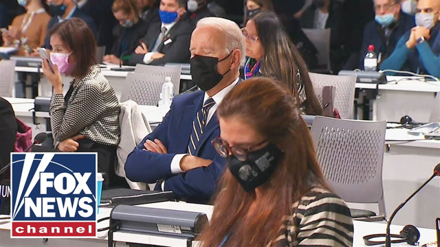 Biden appears to fall asleep during COP26 Climate Summit remarks