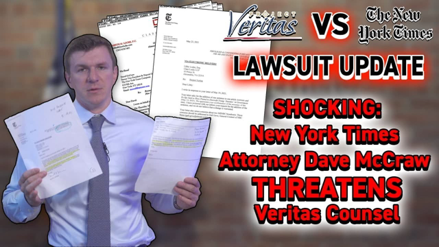NYT Attorney Dave McCraw THREATENS Veritas Counsel with Publishing Other Clients' Communications