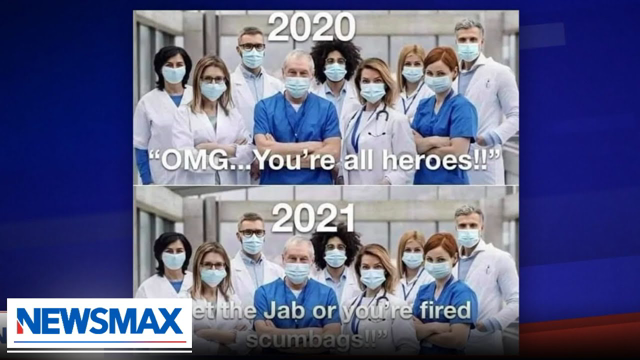 Nurses who refuse vaccine no longer "heroes" | Chris Salcedo and Sean Spicer