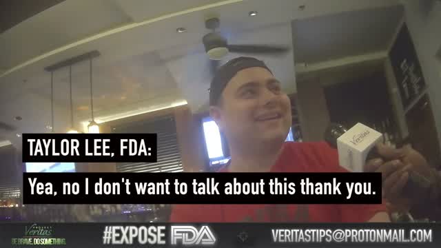 FDA Official Taylor Lee REFUSES Questioning By Reporter Over Controversial Covid Vaccine Statements