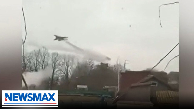 VIDEO: Russian airplane bombing seen from family home | National Report
