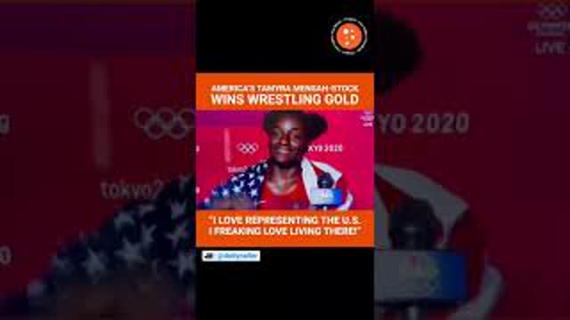 Gold Medalist Tamyra Mensah-Stock LOVES Representing USA