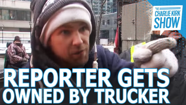Reporter Gets Owned by Ottawa Freedom Trucker