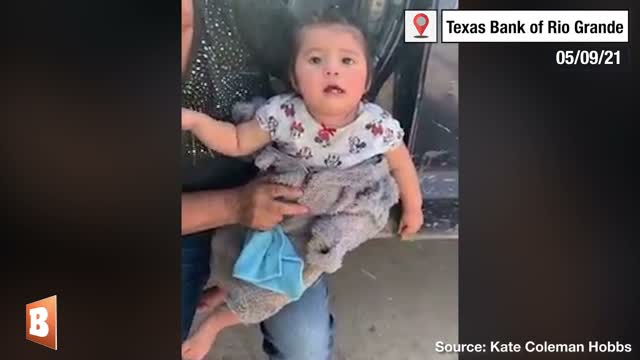 Five Migrant Little Girls Abandoned on Texas Bank of Rio Grande