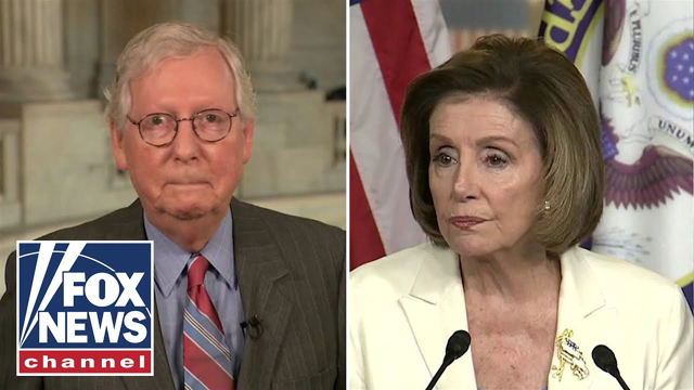 Mitch McConnell gives exclusive reaction to accusations from Pelosi