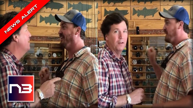 Tucker Carlson CONFRONTED in Fishing Shop - His Reaction Says EVERYTHING