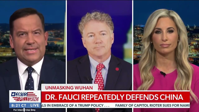 Dr. Rand Paul talks Dr. Fauci & COVID-19 with Steve Cortes & Jenn Pellegrino - June 9, 2021