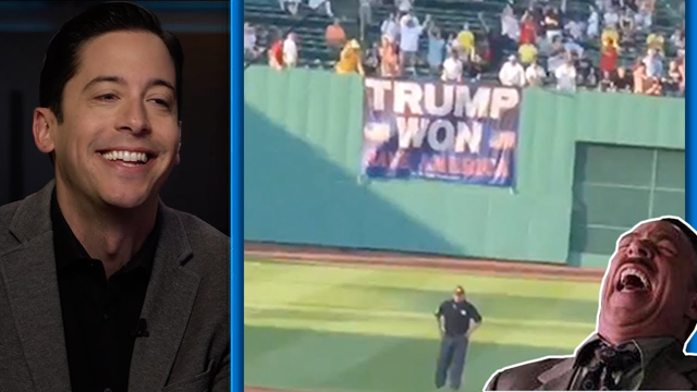 HERO: Unveils "TRUMP WON" Banner at MLB Game