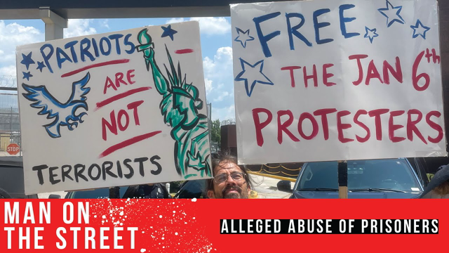 Protesters Gather Outside Prison Where Jan. 6 Rioters Are Held