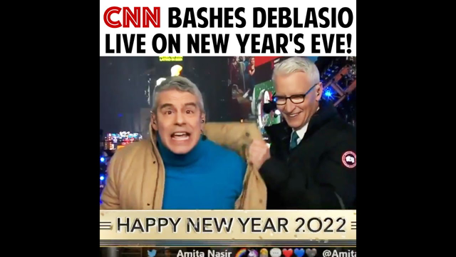 CNN BASHES DEBLASIO LVVE ON NEW YEAR'S EVE!