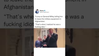 Trump On Milley Afghanistan Disaster