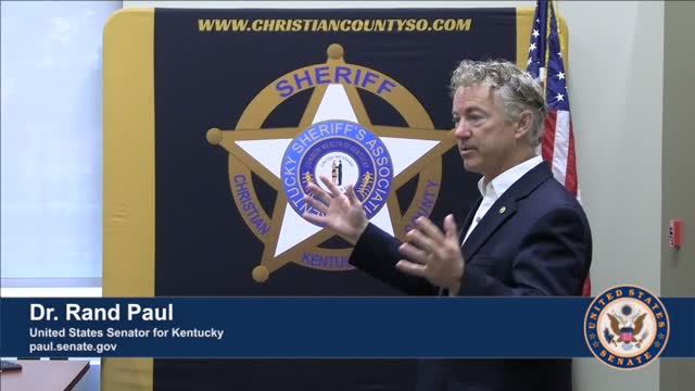Dr. Rand Paul Visits Christian County LEO