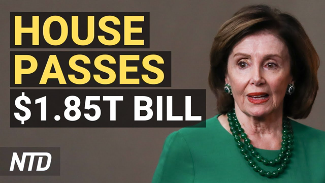 House Passes Biden's $1.85T Spending Bill; FDA Authorizes Moderna, Pfizer COVID-19 Vaccine Boosters