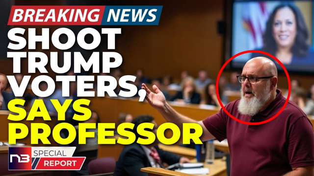 🚨BREAKING: CAUGHT ON TAPE! "Line Up Trump Voters, Shoot Them" - Prof's SICK Classroom Rant Exposed!