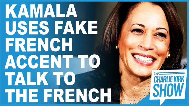 Kamala Uses Fake French Accent To Talk To The French
